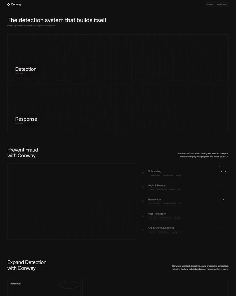 Conway Landing page (Home Desktop)