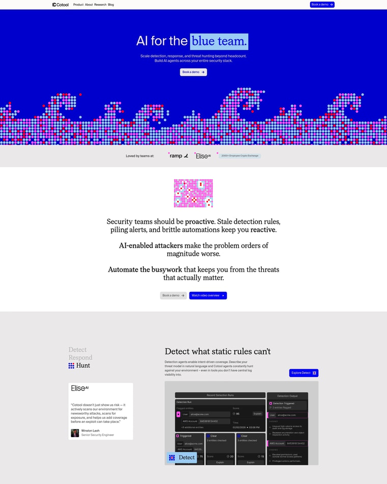 Cotool Landing page (Home Desktop)